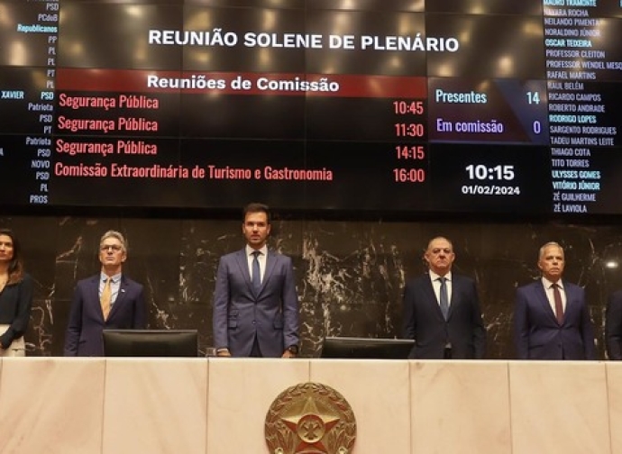 Governador ressalta avanços em Minas Gerais durante abertura do ano legislativo da ALMG